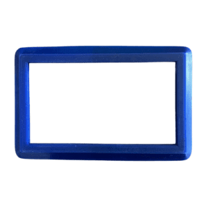 Ventosa cuadrada silicón azul