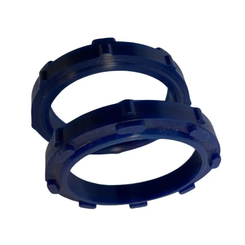 Amortiguador con muescas poliuretano azul - Imagen 5