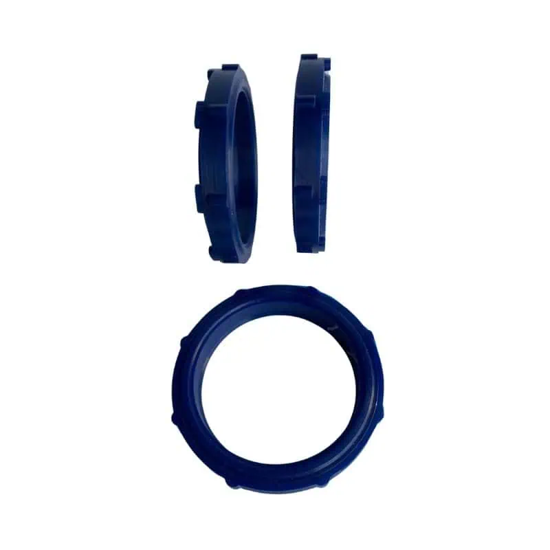 Amortiguador con muescas poliuretano azul - Imagen 2