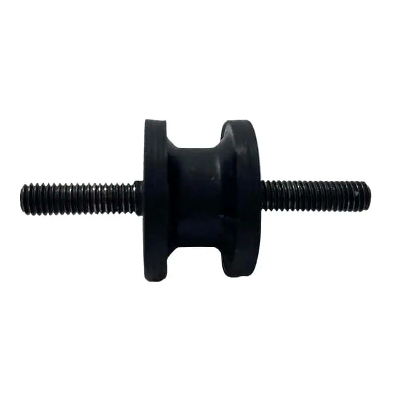 Amortiguador doble tornillo hule natural